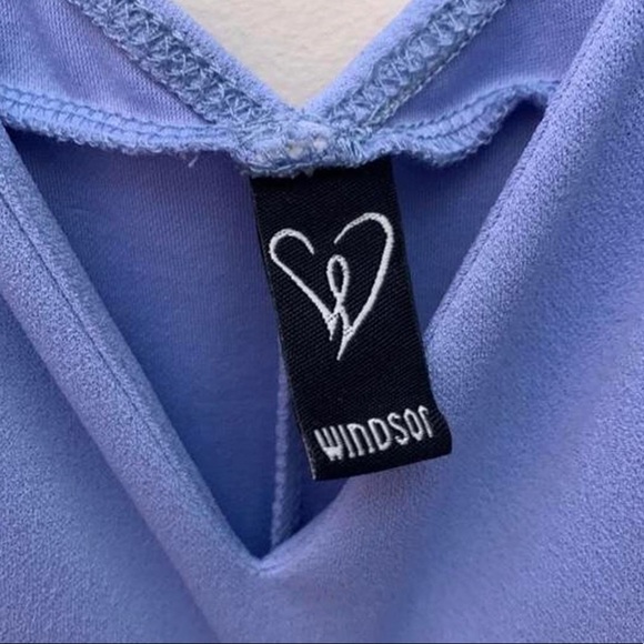 Blue Cross Back Dress - Picture 3 of 3